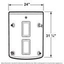 26 Gallon Side Port Lowboy Electric Water Heater view 8