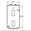 30 Gallon Short Electric Water Heater view 7