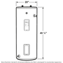 Smart 30 Gallon Tall Electric Water Heater view 10