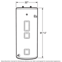 40 Gallon Short Electric Water Heater view 7
