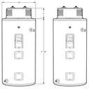 Smart 40 Gallon Electric Water Heater with Flexible Capacity view 11