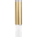 Autograph Edition Gemini Pull Down Single Handle Kitchen Faucet In Brushed Nickel And Champagne Bronze view 5