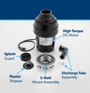 Disposall® 1 Hp Continuous Feed Garbage Disposer - Corded view 3