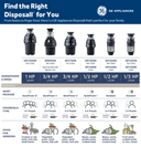 Disposall® 1/3 Hp Continuous Feed Garbage Disposer - Corded view 11