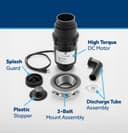 Disposall® 1/3 Hp Continuous Feed Garbage Disposer - Corded view 3