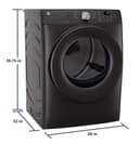 Ge® Energy Star® 7.8 Cu. Ft. Capacity Smart Front Load Gas Dryer view 6