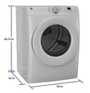 Ge® Energy Star® 7.8 Cu. Ft. Capacity Smart Front Load Gas Dryer view 34
