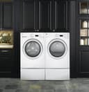 7.5 cu. ft. capacity Front Load electric dryer with steam view 12