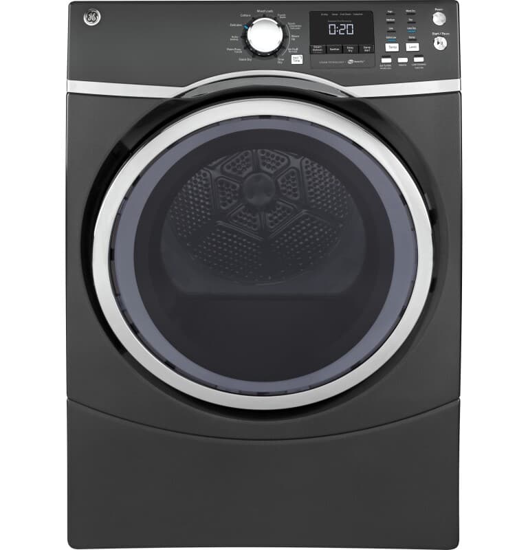 7.5 cu. ft. capacity Front Load gas dryer with steam