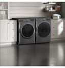 Ge® Energy Star® 7.8 Cu. Ft. Capacity Smart Front Load Electric Dryer With Steam And Sanitize Cycle view 18