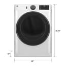 Ge® Energy Star® 7.8 Cu. Ft. Capacity Smart Front Load Electric Dryer With Steam And Sanitize Cycle view 23