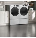 Ge® Energy Star® 7.8 Cu. Ft. Capacity Smart Front Load Gas Dryer With Steam And Sanitize Cycle view 11