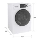 24" 2.4 cu. ft.Capacity Front Load Washer/Condenser Dryer Combo view 18