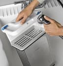 24" 4.1 Cu.Ft. Front Load Ventless Condenser Electric Dryer with Stainless Steel Basket view 7