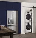 24" 4.1 Cu.Ft. Front Load Ventless Condenser Electric Dryer with Stainless Steel Basket view 5