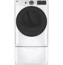 Long Vent 7.8 cu. ft. Capacity Smart Electric Dryer with Sanitize Cycle view 2
