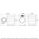 24" 2.4 Cu. Ft. Front Load Washer with Steam view 14