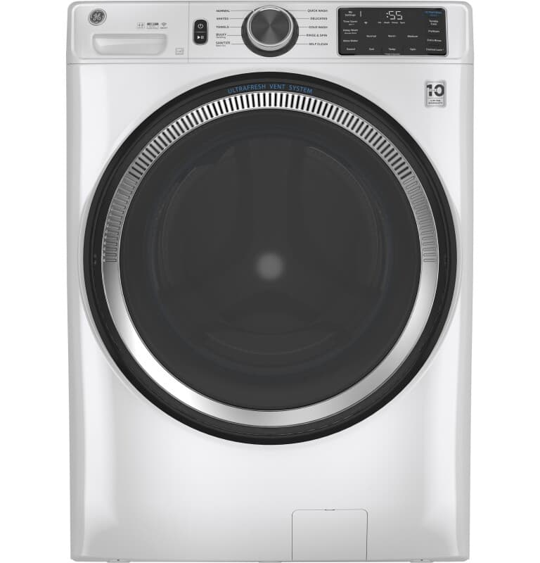 Ge® Energy Star 4.8 Cu. Ft. Capacity Smart Front Load ® Washer With Ultrafresh Vent System With Odorblock™ And Sanitize W/oxi