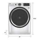 Ge® Energy Star 4.8 Cu. Ft. Capacity Smart Front Load ® Washer With Ultrafresh Vent System With Odorblock™ And Sanitize W/oxi view 5