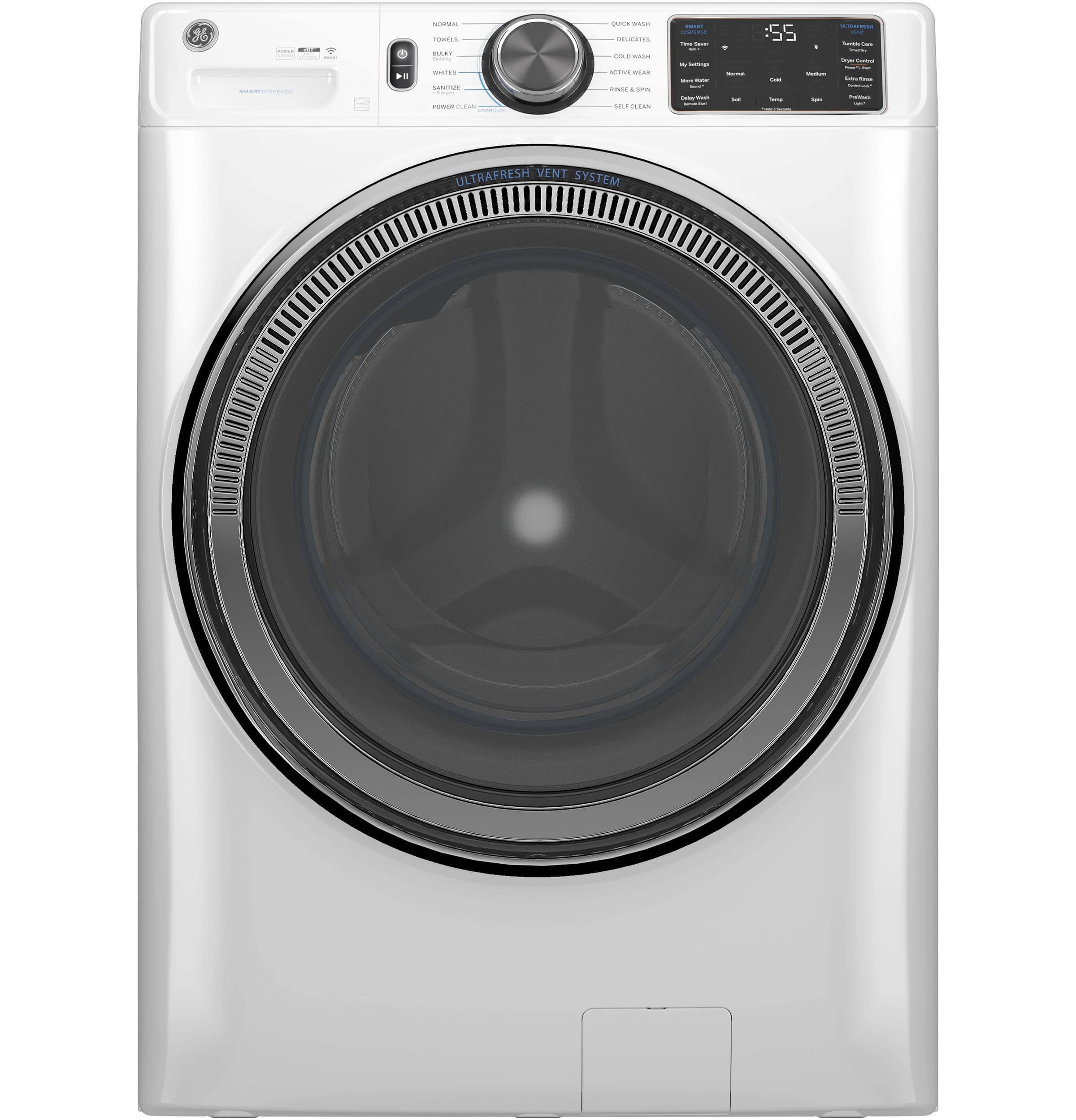 5.0 cu. ft. Capacity Smart Front Load Steam Washer with SmartDispense UltraFresh Vent System with OdorBlock and Steam