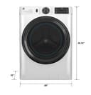 Ge® Energy Star® 5.0 Cu. Ft. Capacity Smart Front Load Steam Washer With Smartdispense™ Ultrafresh Vent System With Odorblock™ And Steam view 3
