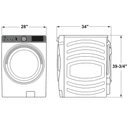 5.0 cu. ft. Capacity Smart Front Load Steam Washer with SmartDispense UltraFresh Vent System with OdorBlock and Steam view 22