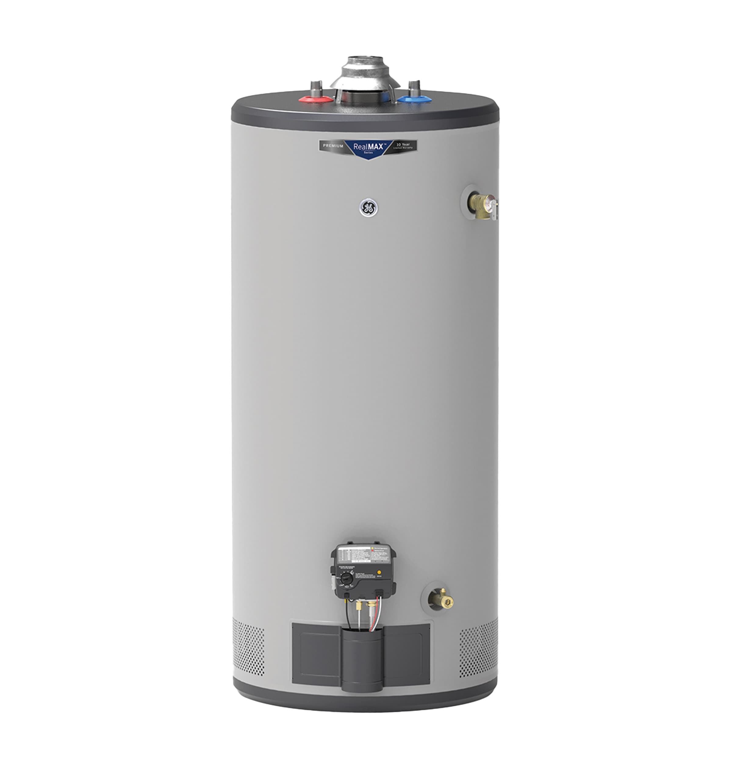 RealMAX Premium 40-Gallon Short Natural Gas Atmospheric Water Heater