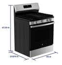 Ge® 30" Free-standing Gas Range With Crisp Mode view 3