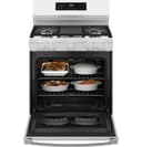 Ge® 30" Free-standing Gas Convection Range With No Preheat Air Fry And Easywash™ Oven Tray view 22