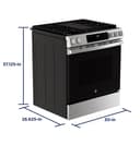 Ge® 30" Slide-in Front-control Gas Range With Crisp Mode view 4