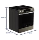 Ge® 30" Slide-in Front-control Convection Gas Range With No Preheat Air Fry And Easywash™ Oven Tray view 15