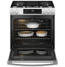 Ge® 30" Slide-in Front-control Convection Gas Range With No Preheat Air Fry And Easywash™ Oven Tray view 22