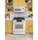 Ge® 30" Slide-in Front-control Convection Gas Range With No Preheat Air Fry And Easywash™ Oven Tray view 24