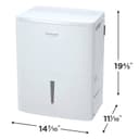 2-in-1 35 Pint Dehumidifier with Built-in Allergy Filter and Wi-Fi (Energy Star) view 2