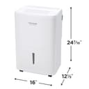 2-in-1 50 Pint Dehumidifier with Built-in Allergy Filter and Wi-Fi (Energy Star) view 2