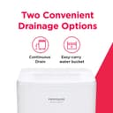 2-in-1 50 Pint Dehumidifier with Built-in Allergy Filter and Wi-Fi (Energy Star) view 8