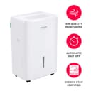 2-in-1 50 Pint Dehumidifier with Built-in Allergy Filter and Wi-Fi (Energy Star) view 9