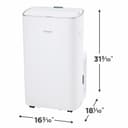 3-in-1 Connected Inverter Portable Room Air Conditioner with Supplemental Heat 14,000 BTU (ASHRAE) / 10,000 BTU (DOE) view 15
