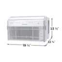 10,000 BTU Inverter Window Room Air Conditioner with Wi-Fi (Energy Star) view 3