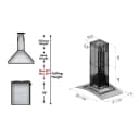 30 in. Convertible Vent Island Mount Range Hood view 10