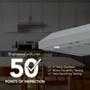 Broan-NuTone 30-Inch Under Cabinet Range Hood, ENERGY STAR, 350 Max Blower CFM, Stainless Steel view 5