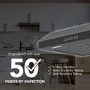 Broan-NuTone 30-Inch Under Cabinet Range Hood, ENERGY STAR, 350 Max Blower CFM, Black Stainless Steel view 5