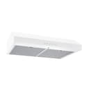 Glacier 30Inch 490 MAX Blower CFM 1.0 Sones White Range Hood view 1