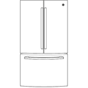 24.7 Cu. Ft. French-Door Refrigerator view 3