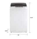 Space-Saving 2.8 cu. ft. Capacity Portable Washer with Stainless Steel Basket view 9