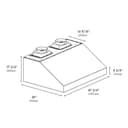 ZLINE 48 in. Under Cabinet Outdoor Grill Hood (GOU1-48) view 9