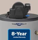 RealMAX Choice 40-Gallon Tall Liquid Propane Power Vent Low-NOx Water Heater view 2