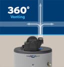RealMAX Choice 40-Gallon Tall Liquid Propane Power Vent Low-NOx Water Heater view 8