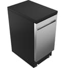 Ge® Energy Star® 18" Stainless Steel Interior Portable Dishwasher With Sanitize Cycle view 6