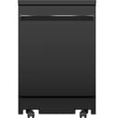 Ge® Energy Star® 24" Stainless Steel Interior Portable Dishwasher With Sanitize Cycle view 1
